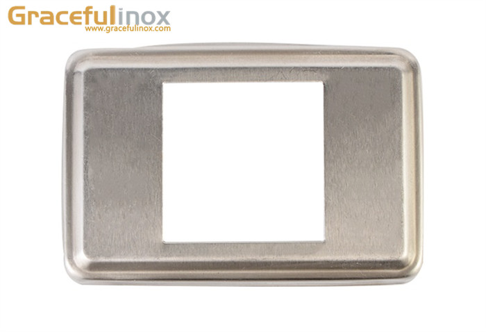 SUS304 316 stainless steel tube railing post fittings square base plate cover