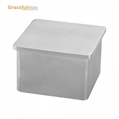 Different size ss square end cap anti-corrosion