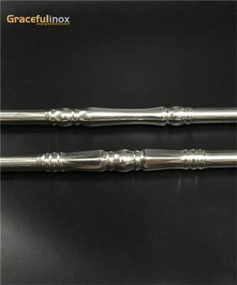 Stainless steel stair handrail decorative thread tube